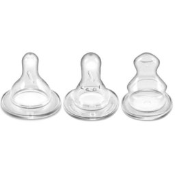 TETINA SILCON FLUX LENT 0-3L 2BUC (JK010), JUST FOR KIDS
