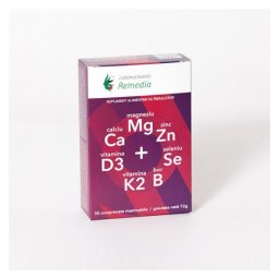 CA MG ZN VIT D3 SELENIU 30CPR