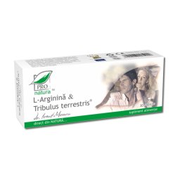 L-arginina si Tribulus Terrestris 30 capsule