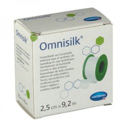 Omnisilk Plasture-Rola Pe Sup Matase 2.5cmX9.2m