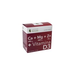 CA+MG+ZN +VITAMINA D3 120CPR