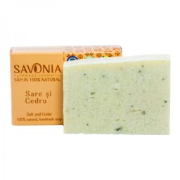 Sapun Natural Sare si Cedru SAVONIA