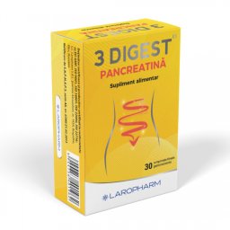 3 Digest Pancreatina x 30 comprimate