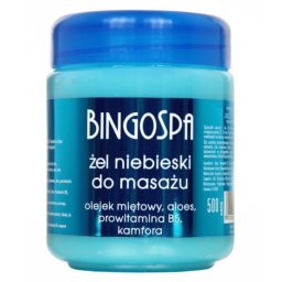 GEL ALBASTRU MASAJ 500GR BINGO SPA
