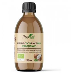 ULEI DE COCOS MCT FRACTIONAT ECO 250ML PRONAT