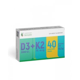 VITAMINA D3 2000UI+K2 75MCG 40CPR FILMATE
