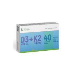 VITAMINA D3 4000UI+K2 150MCG 40CPR FILMATE