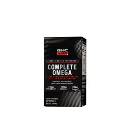 AMP OMEGA COMPLEX 60CPS GELATINOASE GNC