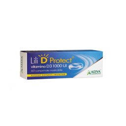 LILI D PROTECT VITAMINA D3 1000UI,60cpr masticabile Adya Green Pharma