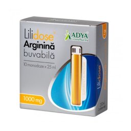 LILIDOSE ARGININA BUVABILA 1000mg,25ml*10mdz Adya Green Pharma