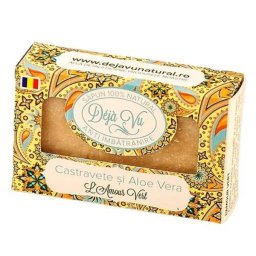 SAPUN NATURAL CU ALOE SI CASTRAVETE,90gr DEJA VU