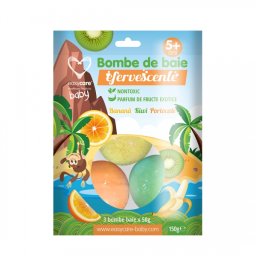 BOMBE DE BAIE EFF COPII,FRUCTE EXOTICE3buc*50gr EASY CARE BABY