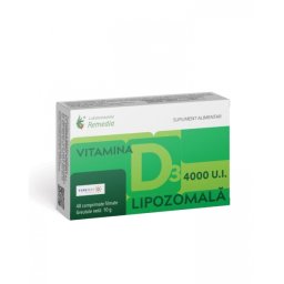 VITAMINA D3 4000UI LIPOZOMALA 40 comprimate