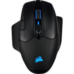 Corsair DARK CORE RGB PRO mouse-uri Mâna dreaptă RF Wireless + Bluetooth + USB Type-A Optice 18000 DPI
