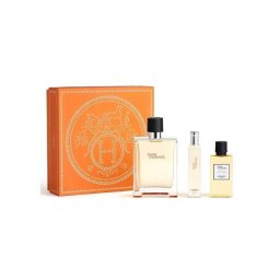 Set cadou Hermes Terre d`Hermes pentru Bărbați EDT 50 ml + 40 ml gel de duș + 40 ml loțiune după ras