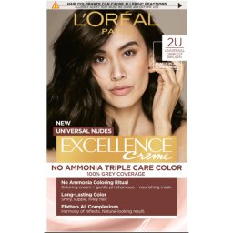 L'Oreal Paris Excellence Universal Nudes Vopsea de păr 2U Universal Darkest Brown