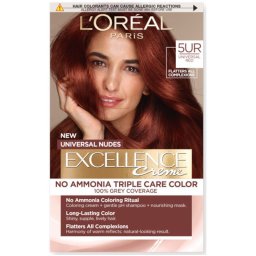 L'Oreal Paris Excellence Universal Nudes Vopsea de păr 5UR Universal Red
