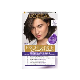 L'Oreal Paris Excellence Cool Hair Vopsea de par 5.11 Ultra Ash Light Brown
