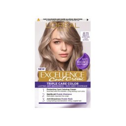 L'Oreal Paris Excellence Cool Hair Vopsea de par 8.11 Ultra Ash Light Blonde