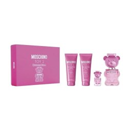 Set cadou Moschino Toy 2 Bubble Gum pentru femei 100 ml EDT + EDT 10 ml + 100 ml loțiune de corp + 100 ml gel de duș