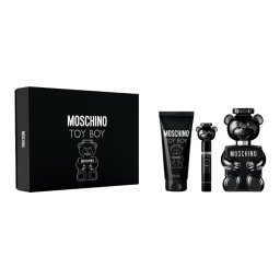 Moschino Toy Boy Set cadou pentru bărbați EDP 100 ml + EDP 10 ml + 100 ml balsam după ras + 100 ml gel de duș