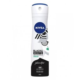 NIVEA Deo Spray Invisible on Black & White Fresh 150 ml