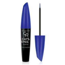 Golden Rose Cat's Eyes Liner Creion de ochi rezistent la apă cu o pensulă moale pentru aplicare precisă Black