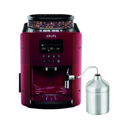 Espressor automat cu recipient pentru lapte Krups ESSENTIAL 1450W/230V roșu