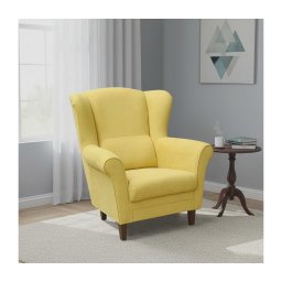 Fotoliu cu aripi GALA, galben