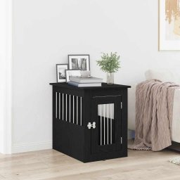 Cusca pentru caini, stejar negru, 62x45x59 cm, lemn stratificat GartenMobel Dekor