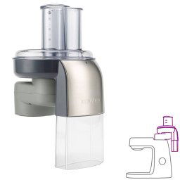 Accesoriu de Feliere / Razuire Kenwood AT 340 pentru Robot de Bucatarie Gri/Argintiu