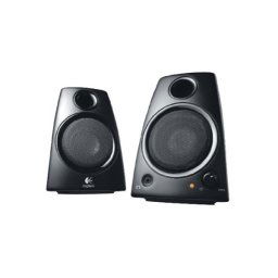 BOXE Logitech 2.0 "Z130", RMS power: 5 W (2.5W x 2), Black "980-000418" (include timbru verde 1 leu)