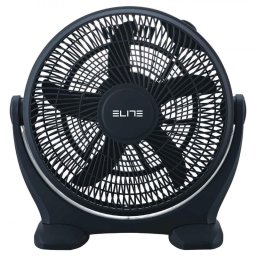 Ventilator de podea Elite YFB-0310, 80W, 45.7 cm, 3 viteze, 5 pale, Negru