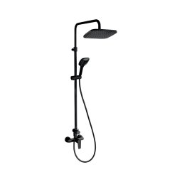 Set de duș cu baterie Novaservis METALIA ECO negru mat