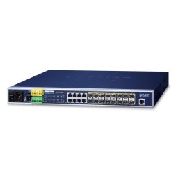 PLANET MGSW-24160F switch-uri Gestionate L2+ Gigabit Ethernet (10/100/1000) Power over Ethernet (PoE) Suport 1U Albastru