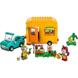 Jucarie LEGO ANIMAL CROSSING, Caravana si magazinul de gradinarit al lui Leif