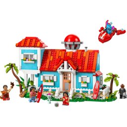Jucarie LEGO DISNEY, Casa de pe plaja a lui Lilo si Stitch