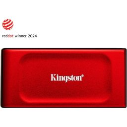 SSD extern, Kingston, XS1000R, 1TB, 1050 MB/s, USB 3.2 Gen 2, Rosu