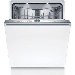 Masina de spalat vase incorporabila Bosch SMV6ECX10E, 14 seturi, 8 programe, ExtraDry, Sistem Rackmatic, Silence Plus, TimeLight, EmotionLight, Tab-count, EcoSilence Drive, Home Connect, 60 cm, Clasa A, Alb