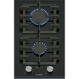 Plita pe gaz BOSCH Domino Seria 8 PRB3A6I40, 30cm, Vitroceramica, Neagra