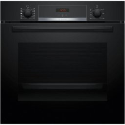 Cuptor incorporabil multifunctional cu optiune de aburi BOSCH Seria 4 HQA534EB3, 60x60cm, Negru
