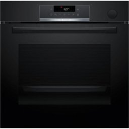 Cuptor incorporabil Bosch HRG532EB3, 71 L, Electric, Multifunctional, Grill, 8 functii, Touch control, Autocuratare EcoClean Direct, Functie aburi, Air Fry, 3D Plus, Negru