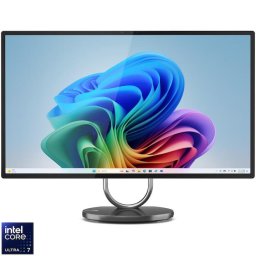 Sistem All-in-One Lenovo Yoga AIO 32ILL10 cu procesor Intel® Core™ Ultra 7 256V pana la 4.8GHz, 31.5", UHD, IPS, 16GB LPDDR5x, 1TB SSD M.2 2280 PCIe 4.0x4 NVMe, Integrated Intel® Arc™ Graphics 140V, Windows 11 Home, Storm Grey, 3Y Premium Care
