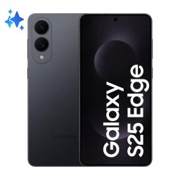 Telefon mobil Samsung Galaxy S25 Edge, 6.7", 12GB RAM, 512GB, 5G, DualSIM, Titanium Jetblack