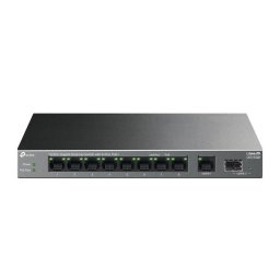 Switch TP-LINK LS1210GP, 10x1000Mbps (8xPOE+), carcasa metalica, desktop, negru