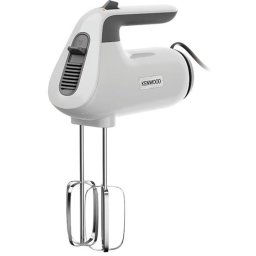 Mixer de mana KENWOOD QuickMix+ HMP50.000WH, 650 W, viteza variabila + Turbo, 2 teluri, 2 carlige framantare, tehnologie SlowStart, silentios, alb