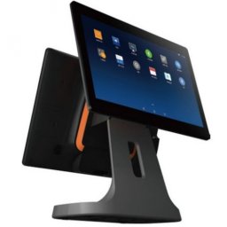 Sistem desktop SUNMI POS SYSTEM, T2 LITE L1573, Qualcomm Snapdragon, 15.6inch + 15.6inch Customer Display, RAM 4GB, Flash 64GB, Android 9.0, Negru Orange
