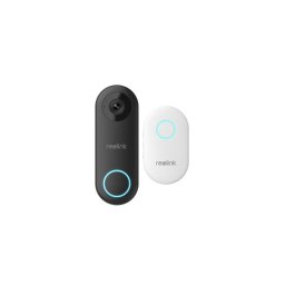 Camera de supraveghere cu fir Reolink D340P 5MP PoE, diagonala de 180°, detectare persoane/pachet, audio bidirectional, stocare locala, functioneaza cu NVR-uri Reolink, Negru