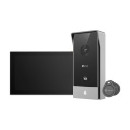 Set videointerfon Ezviz CS-HP5-R100-1W2TFC, 2MP, 7 inch, Argintiu