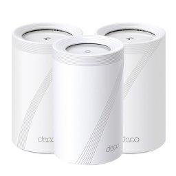 Sistem Mesh Wi-Fi TP-Link Deco BE65(3-pack), BE9300, Tri-Band, Wi-Fi 7, MLO, HomeShield, 4 porturi 2.5G, cu acoperire pentru intreaga casa